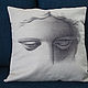 Order  Decorative linen pillowcases 40h40 cm. CreativChik by Anna Krapivina (Creativchik). Livemaster. . Pillow Фото №3