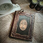 Канцелярские товары handmade. Livemaster - original item Notebook on rings leather 
