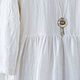 White boho blouse made of 100% linen. Blouses. etnoart. My Livemaster. Фото №4