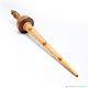 Tibetan support Spindle for spinning Siberian ELM Hardwood #B29. Spindle. ART OF SIBERIA. My Livemaster. Фото №5