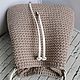 Заказать Торба вязаная, из трикотажной пряжи. Knitted basket. Ярмарка Мастеров. . Сумка-торба Фото №3