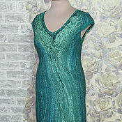 Одежда handmade. Livemaster - original item dresses: Iris felted dress.. Handmade.
