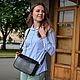 Bags: Women's leather bag black Tanis Mod S93-911. Classic Bag. Natalia Kalinovskaya. Online shopping on My Livemaster.  Фото №2