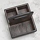 Stand for spices and napkins 125 mm made of dark oak (understated). Napkin holders. Foxwoodrus. My Livemaster. Фото №6