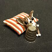 Куклы и игрушки ручной работы. Ярмарка Мастеров - ручная работа En VENTA Chihuahua - miniatura 2,5 cm crochet. Handmade.
