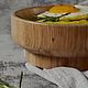 Тарелка сервировочная из дуба. Тарелки. Мастерская K. WooD_KnitweaR. Интернет-магазин Ярмарка Мастеров.  Фото №2