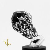 Украшения handmade. Livemaster - original item Silver Ring With Black Stone For Women. Handmade.