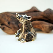 Горный козел статуэтка фигурка миниатюра бронзовая коллекционная