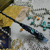 Субкультуры handmade. Livemaster - original item The author`s Magic wand Harry Potter blue. Handmade.