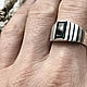Silver ring with rare Tourmaline Indigolite 3,17 ct handmade. Rings. Bauroom - vedic jewelry & gemstones (bauroom). My Livemaster. Фото №5