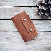 Бумажник из кожи Sequoia песочный