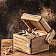 Caja de almacenamiento de roble ligero 'Cubo', Sugar Bowls, Moscow,  Фото №1