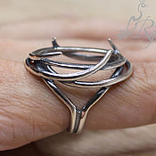 Материалы для творчества handmade. Livemaster - original item Ring base, insert 18 by 25 mm, silvering, Russia. Handmade.