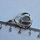 Винтаж: КУЛОН с АВСТРАЛИЙСКИМ ОПАЛОМ. Размер:11,6х8,1х3,0 мм. Вес:  2,1 ct. Кулоны винтажные. NOSTALGIE. Ярмарка Мастеров.  Фото №4