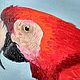 Painting with a parrot, oil ' macaw'. Pictures. Arthelenkey (earthelenkey). My Livemaster. Фото №4