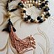 Order Necklace with pendant 'Baroque' (pearl, onyx, hematite, accessories LUX). Pani Kratova (panikratova). Livemaster. . Necklace Фото №3