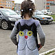 Cat vest for girl, felted. Childrens vest. silk wool. Online shopping on My Livemaster.  Фото №2