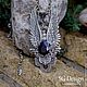 Silver pendant 'angel' Sapphire, pendant with wings. Pendants. Shard Noir - handmade jewelry. My Livemaster. Фото №4