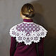Violet Cape Vologda Vyatka lace. Capes. Studio lace. Online shopping on My Livemaster.  Фото №2
