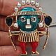Винтаж: ВИНТАЖ СТИЛЬ Брошь Воин Ацтека/AZTEC WARRIOR. Броши винтажные. Vintage & Jewelry by Ev. Ivanovskaia. Ярмарка Мастеров.  Фото №11