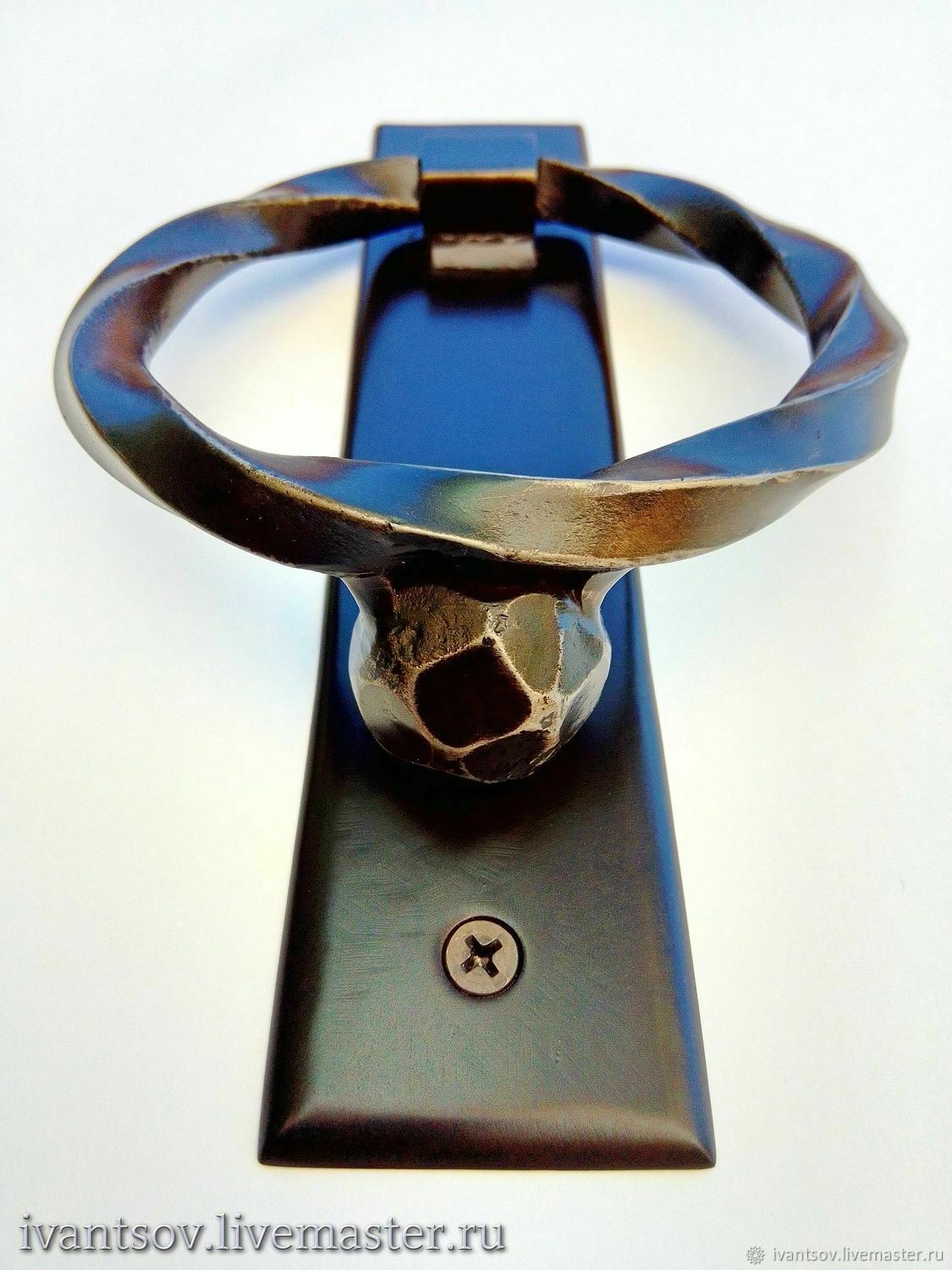 Дверной молоток. Кованая ручка для двери в интернет-магазине Ярмарка ...