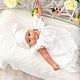 Крестильное платье для девочки "Ангел". . happy_angel_clothes. Интернет-магазин Ярмарка Мастеров.  Фото №2