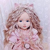 Amelie. Textile collectible dolls