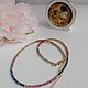 Колье-чокер из натуральных сапфиров. Колье. Crafted Jewels LO Лазарева Ольга. Ярмарка Мастеров.  Фото №6