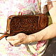 Women's clutch 'classic brown'. Clutches. schwanzchen. My Livemaster. Фото №4