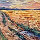 Order Oil painting sunset in the field ' Native land'. Russian Oil Paintings. Livemaster. . Pictures Фото №3