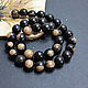 Black Ebony Camagong beads (Diospyros Blancoi) 12mm, Beads1, Bryansk,  Фото №1