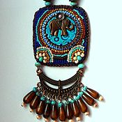 Украшения handmade. Livemaster - original item Necklace: Maharaja`s Elephant. Handmade.