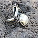 925 Sterling Silver Pearl Ring ALS0017. Rings. Sunny Silver. My Livemaster. Фото №4