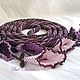 lariat harness beaded orchid. purple pink white. Lariats. Zhuk Oksana jewelry. Online shopping on My Livemaster.  Фото №2