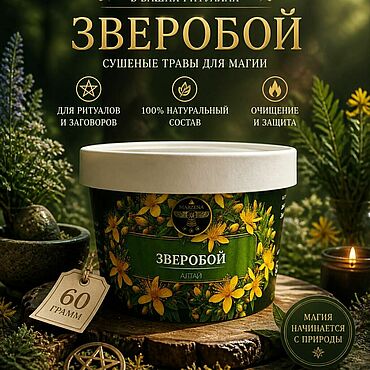 Фен-шуй и эзотерика ручной работы. Ярмарка Мастеров - ручная работа Зверобой сушеный (магия трав) 60гр.. Handmade.