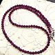 Beads natural stone ruby cut. Beads2. naturalkavni. Online shopping on My Livemaster.  Фото №2