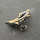 Fish - Silver and Brass Brooch. Brooches. Taniri Jewelry. Online shopping on My Livemaster.  Фото №2