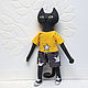 Order Big cat toy with clothes. Little Twins by Yana Vertoprakhova. Livemaster. . Stuffed Toys Фото №3