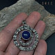 Order Silver pendant with lapis lazuli. BOR.N | avtorskoe serebro. Livemaster. . Pendants Фото №3