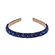 The hair band is blue. Headband. odnazhdy. Online shopping on My Livemaster.  Фото №2