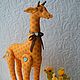 Order 'Giraffe Jeanne from Sunny Ghana' set for girls. inspiration. Livemaster. . Stuffed Toys Фото №3