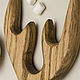 Order Cutting board straight small with horns, color 'walnut'. derevyannaya-masterskaya-yasen (yasen-wood). Livemaster. . Cutting Boards Фото №3