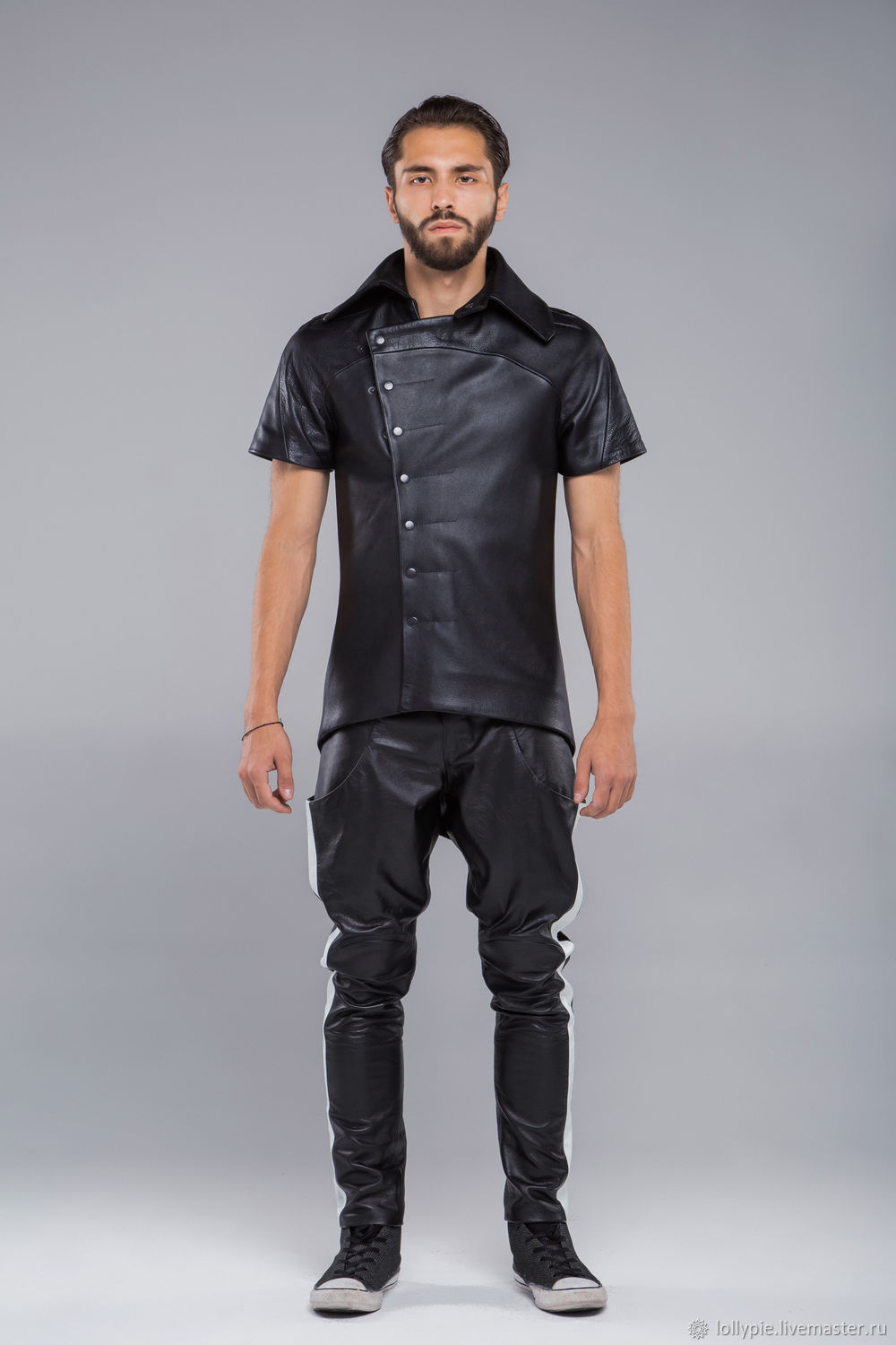 Мужские кожаные брюки в интернет-магазине Ярмарка Мастеров по цене 50000 ₽– HYLOLRU