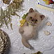 Котенок . Игрушка из шерсти. Сухое валяние. Войлочная игрушка. Войлочные зверики Людмилы Демидович. Интернет-магазин Ярмарка Мастеров.  Фото №2