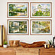 Paintings city views of St. Petersburg and Moscow for a classic interior, Pictures, Moscow,  Фото №1