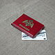 The cover of the Rosgvardiya certificate with a pocket for business cards and a badge, Cover, Abrau-Durso,  Фото №1