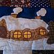 Лоскутное покрывало Зимняя сказка patchwork quilt лоскутное одеяло, Пледы, Москва,  Фото №1