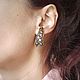 Комплект серьги и кольцо с жемчугом в бронзе. Комплекты украшений. JewelryStudioGem. Ярмарка Мастеров.  Фото №8