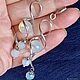 Moonstone Earrings (Opalite) Silver. Tassel earrings. Rimliana - the breath of the nature (Rimliana). Online shopping on My Livemaster.  Фото №2