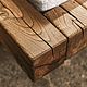 Кровать из бруса, массив дуба #3. Кровати. PikWood. Ярмарка Мастеров.  Фото №4